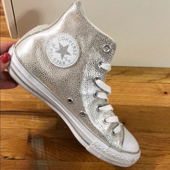 Converse Shoes - ❗️Silver Metallic Converse❗️